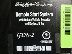 Ford Système De Contrôle De Démarrage À Distance Module F150 7l3j-19g367-aa Keyless Entry Deluxe