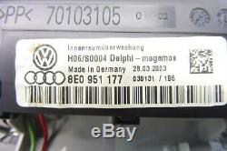 Innenraumbeleuchtung Satz Schwarz S-line Audi A4 8e B6 8e0951177