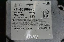 Module De Commande Pw101880pd Système De Retenue Des Sacs De Sécurité Oem Bentley Arnage R 2004