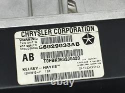 Module de Contrôle ABS Mopar NOS 1997 Dodge Ram Van Système de Frein à 4 Roues 56029033AB