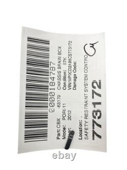 Module de Contrôle du Système de Retenue de Sécurité Porsche 911 Turbo S 997.2 2012-2013
