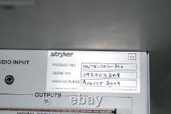 Module de contrôle audio vidéo du système chirurgical Stryker 0678-000-210 T4-c3