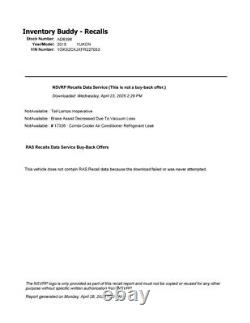 Module de contrôle d'avertissement du système de détection d'angle mort utilisé s'adapte au GMC Yukon 2015