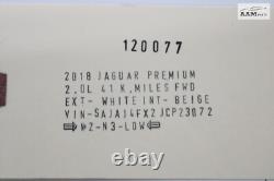 Module de contrôle de pompe ABS du système de freinage antiblocage OEM pour Jaguar XE 2.0L AWD 2018-2019