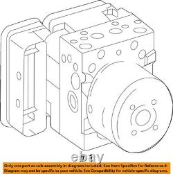 Module de contrôle de pompe du système de freinage antiblocage Abs OEM Mercedes E43 2017-2018