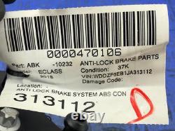 Module de contrôle de pompe du système de freinage antiblocage Abs OEM Mercedes E43 2017-2018