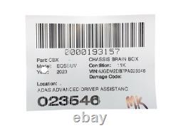 Module de contrôle du système d'assistance à la conduite avancée Adas du SUV Mercedes EQS X296 2023-2025