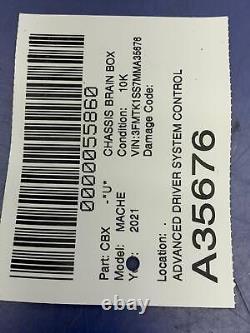 Module de contrôle du système de conducteur avancé OEM Ford Mustang Mach-e 2021 LJ8T19J201-CA