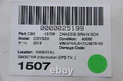 Module de contrôle du système de divertissement arrière Honda Odyssey 2018-2020 OEM 39450THR