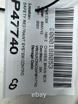 Module de contrôle du système de retenue de sécurité OEM 2023 Bmw X5 Go5 65775a1fc37