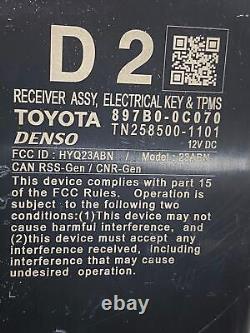 Module de contrôle du système de surveillance de la pression des pneus Tpms OEM Toyota Tundra 2022-2024