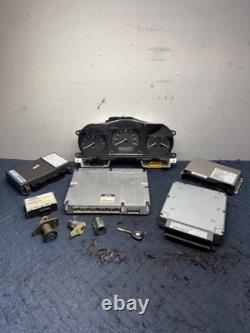 Modules de calculateur ECU BCM de Jaguar X100 XK8 2001 avec ensemble de tableau de bord et de verrouillage de clé OEM 89k
