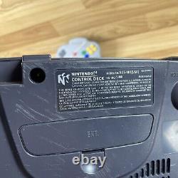 N64 Console Nintendo 64 Avec Pack D'extension 2 Contrôleurs, Modulateur Rf Testé