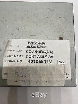 Nissan Titan Quest Qx56 Infos Gps Navi Control Display Unit Module 28330-5z001
