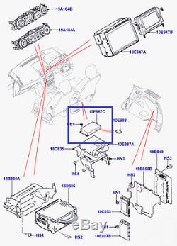 Ordinateur De Navigation Jaguar Land Rover, Boîte De Module De Commande, Sd Ecu Lr053667