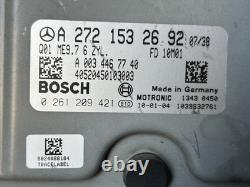 Ordinateur de moteur Mercedes W204 C300 C350 Ecu Ecm M272 OEM (2008 2010) A2721532692