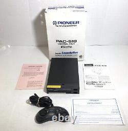 Pioneer Laseractive Sega Genesis CD Control Pack Pac-s10 Module Non Testé