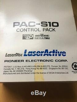 Pioneer Laseractive Sega Genesis CD Control Pack Pac-s10 Module Untested De Nice