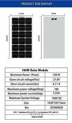 Solar Kit Off Grid Système De Contrôleur De Module Flexible Inverter 3000w Pour Bateau Nouveau