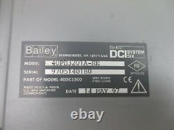 Système Bailey DCI Six 40PB3201A-RE pour Module de Commande Modèle 40DC3200 Carte PLC