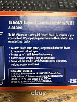 Système de contrôle de la disposition Lionel 81325 Legacy Wifi Module System. Nib