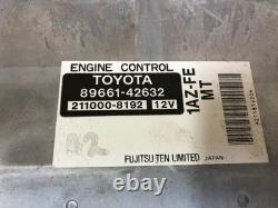 Toyota Rav4 Rav-4 Ordinateur Dme Moteur Avant Ecu Ecm 2.0l 2001-2003