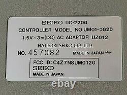 Vtg Seiko Computer Watch Information System Uc-2000 Wrist Module 2200 Contrôleur